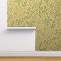 Organic Meadow Wallpaper Scale
