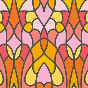 Abstract Stained Glass, Citrus