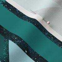 art deco teal abstract mix