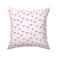Small / Hot Pink Flamingos - Flamingo, Bird, Summer, Tropical
