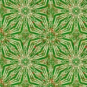 Christmas Festival: Floral Lace II - Wallpapered 