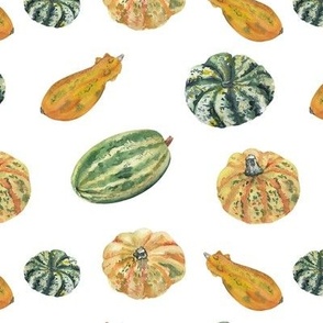 Green Pumpkins Pattern