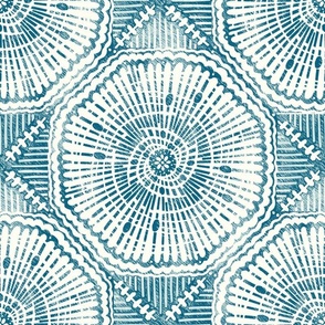 Pinwheel - in Peacock Blue