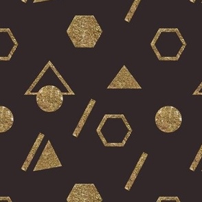 Gold geometrical Pattern