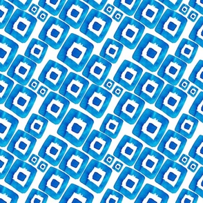 Shibori blue pattern
