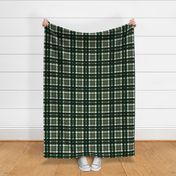 Little Christmas Plaid traditional check design tartan trend green red white winter 