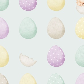 Easter Eggs//Green - Large