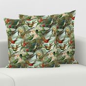 Vintage Hummingbird Pattern (small)