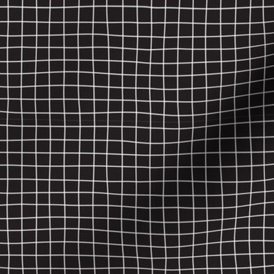 wobbly grid - black + white