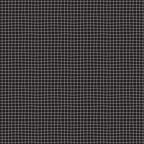 wobbly grid - black + white