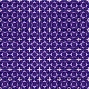 Geometric grid - Violet - Small