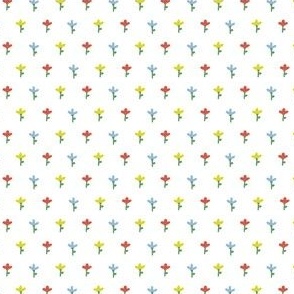 Mini Primary Floral Fabric