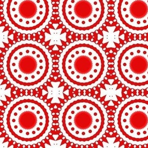 Red-white (1) mandalas 3” repeat