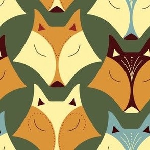 Dreamy foxes 