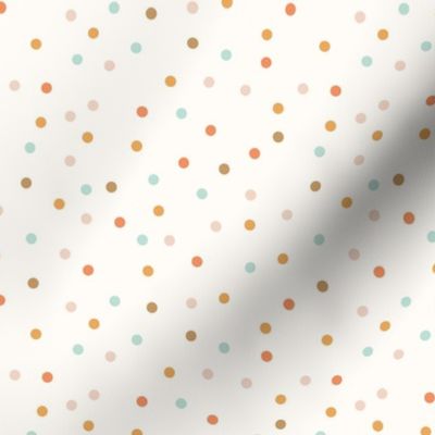 Confetti  2 / cute geometric pattern design with dots retro