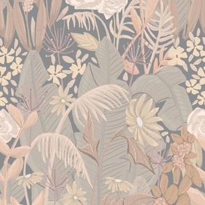 Neutral Botanical Garden Wallpaper