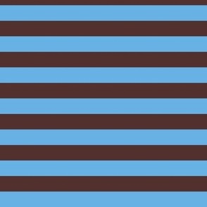 Brown blue stripes