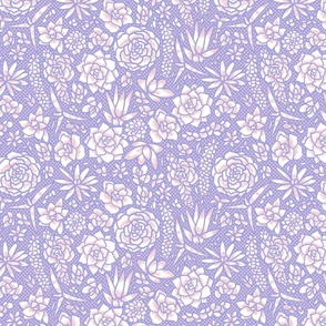 Succulent Dream- Pastels- Lilac- Regular Scale
