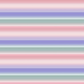 Succulent Dream Serape Southwest Stripes- Pastels- Cotton Candy Seaglass Lilac- Small Scale