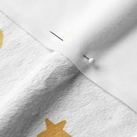 Half Yard Personalized Lovey Scattered Stars and Moons Gold Foil - Saylor