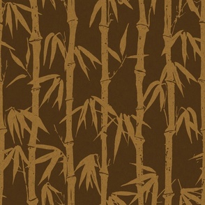 JAPANESE INK BAMBOO - ANTIQUE GOLD TONES