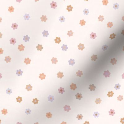 Tiny Small Daisies Pastel Pink_Iveta Abolina