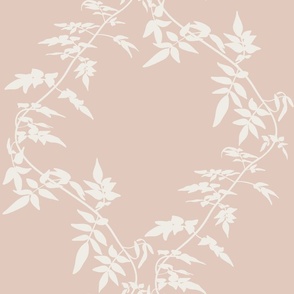 Climbing Vines - Malted Pink, large scale