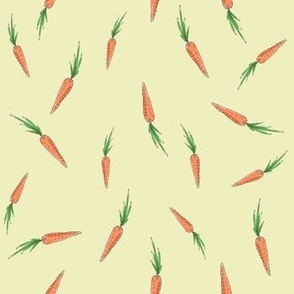 Carrots on Yellow