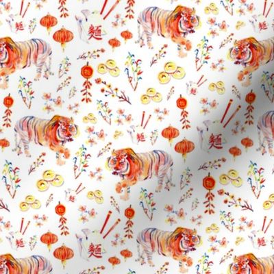 Lunar New Year Tiger Pattern - Small size