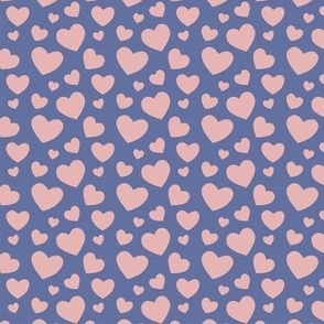 Pink Hearts on Very Peri