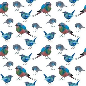 Watercolor Songbirds