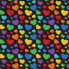 Rainbow Hearts Pride Palette Small