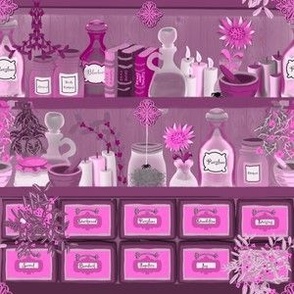 Perfectly pink Apothecary Shop whimsy