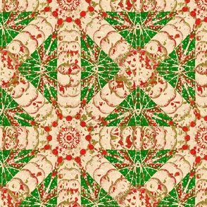 Christmas Festival: Holiday Lattice - 12in x 12in