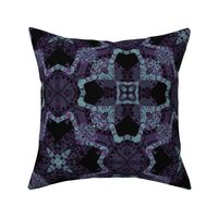 Goth Colors: Stamped Flowers - 12in x 12in