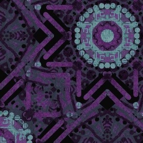 Goth Colors: The Lattice - 12in x 12in