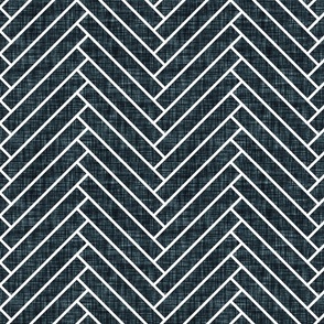 gray blue linen herringbone 590