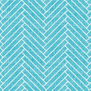 aquamarine linen herringbone 590