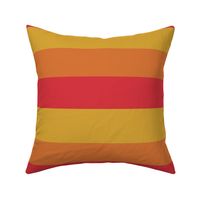 Yellow orange red stripes large