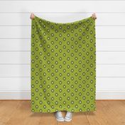 Arabetto Nuovo Damask in Green (6 inch)