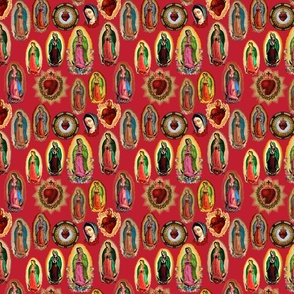 Virgin of Guadalupe - Red - SMALL