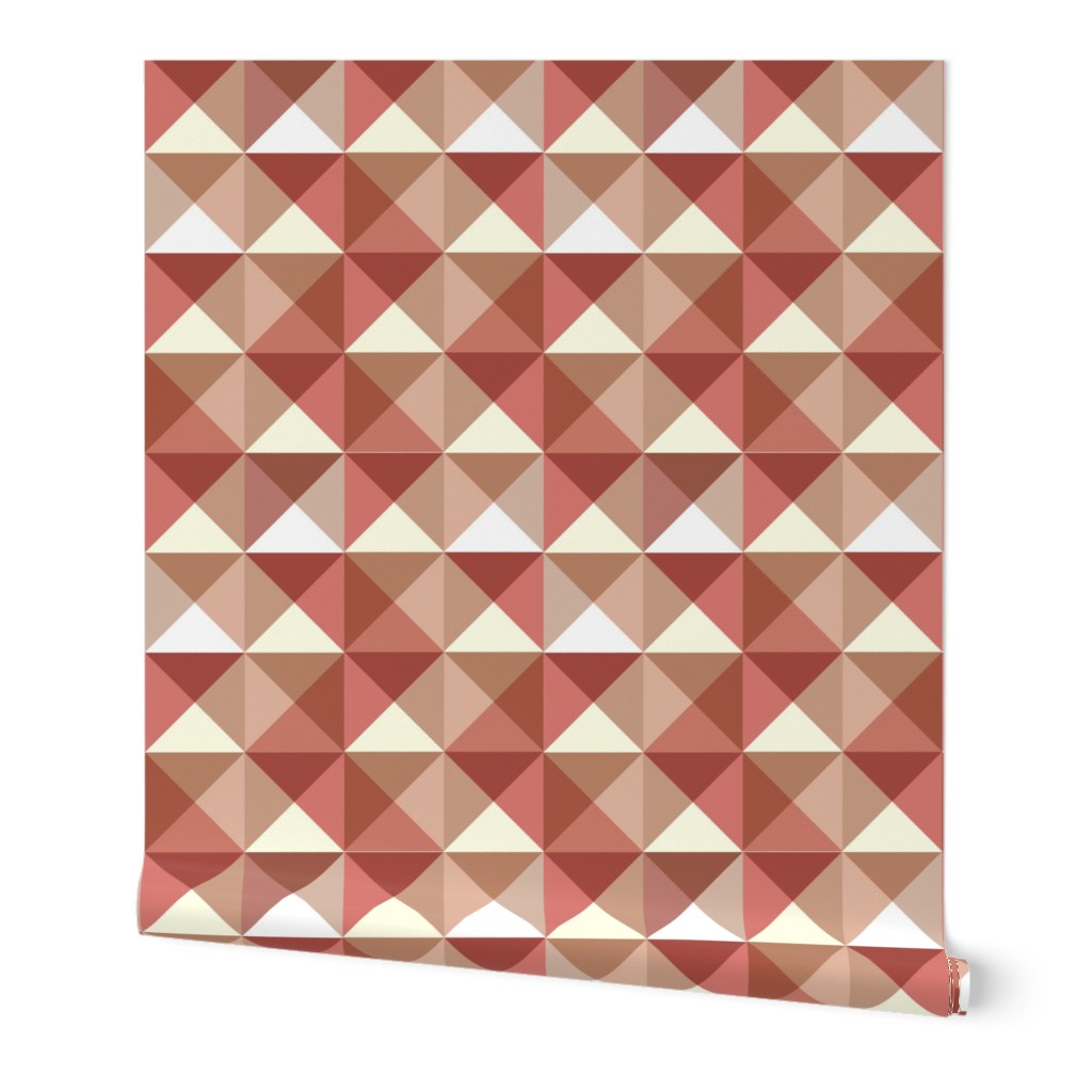 Red, Cream and Brown Triangle 3000