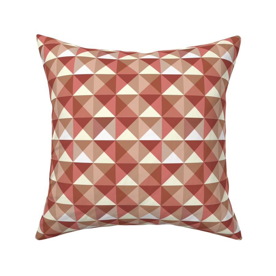 Red, Cream and Brown Triangle 3000