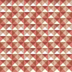 Red, Cream and Brown Triangle 3000