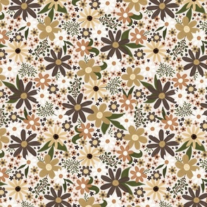 earth tone floral