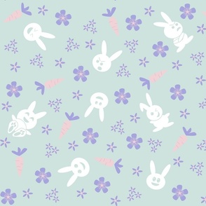 Bunny Floral Large