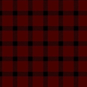Basic Christmas gingham design traditional winter plaid in black and red