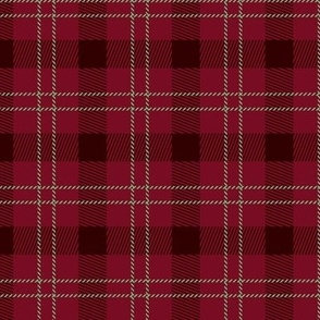 Winter wonderland Christmas check design trendy winter tartan plaid for the holidays burgundy red mint