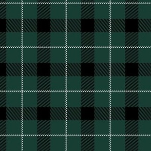 Winter wonderland Christmas check design trendy winter tartan plaid for the holidays pink green black and white