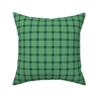 Basic Christmas gingham design traditional winter plaid in st patricks day green